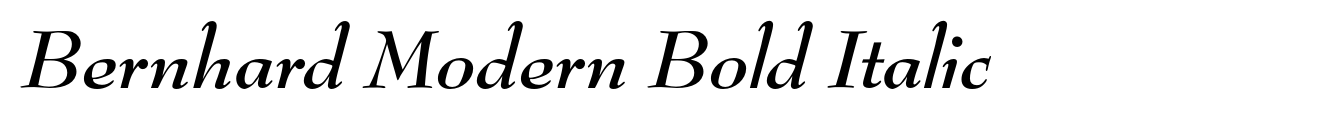 Bernhard Modern Bold Italic image